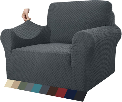 Newest Jacquard Chair Covers for Living Room, Super Stretch Non Slip Chair Slipc