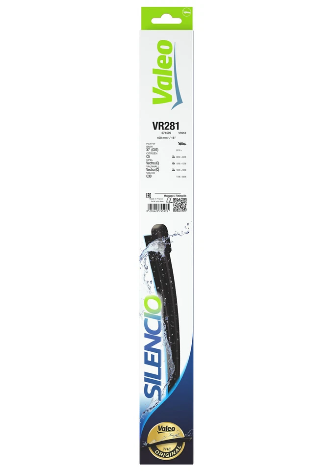 VALEO 574599 Wiper Blade for BMW,CITROEN,OPEL,VAUXHALL,VOLVO — 第 3/4 张图片