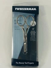 Tweezerman Facial Hair Scissors – Stainless Steel Nose & Ear Trimming Scissors