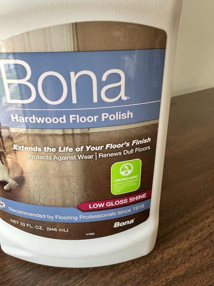 Bona Hardwood Floor Polish Low Gloss Shine 32 Ounce New | eBay
