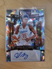 Angel McCoughtry 2024 Select Cracked Ice Autograph