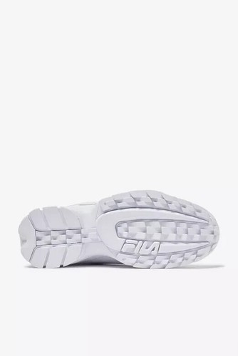 Men Fila Disruptor II Synthetic Fw01655-111 White/white100% Authentic Brand New - Picture 4 of 9