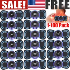 16 Levels Mini Electric Neck Back Massager Cervical Massage Patch Stimulator Lot