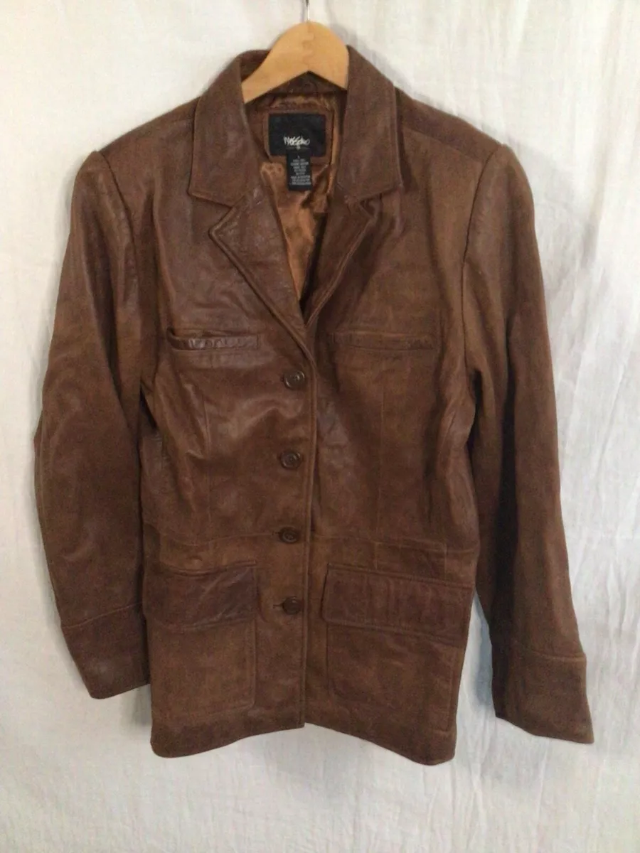 Mossimo leather 2025 jacket mens
