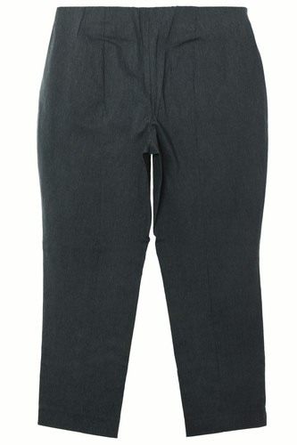 sheego Bengalin Stretch Hose Stoffhose Damen Die Schmale Slim Grau Kurzgröße - Bild 3 von 4