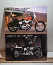 2000 Harley Davidson sales brochure FXDL DYNA LOW RIDER & FXDWG WIDE GLIDE   H1