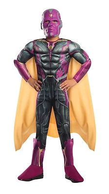 RUBIE'S Disfraz de Avengers Deluxe Vision para niño Age of Ultron
