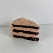 VTG MTC Play Food Replacement PINK CAKE SLICE Pretend Fun Food