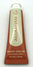 NEW 1 BATH  BODY WORKS RESTORATIVE 24 HOUR HYDRATION HAND CREAM 1 FL OZ