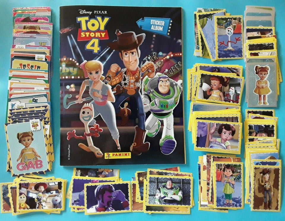 Album vide  Toy Story  4 + 1 set complet stickers non collé cartes PANINI  - Photo 1/1
