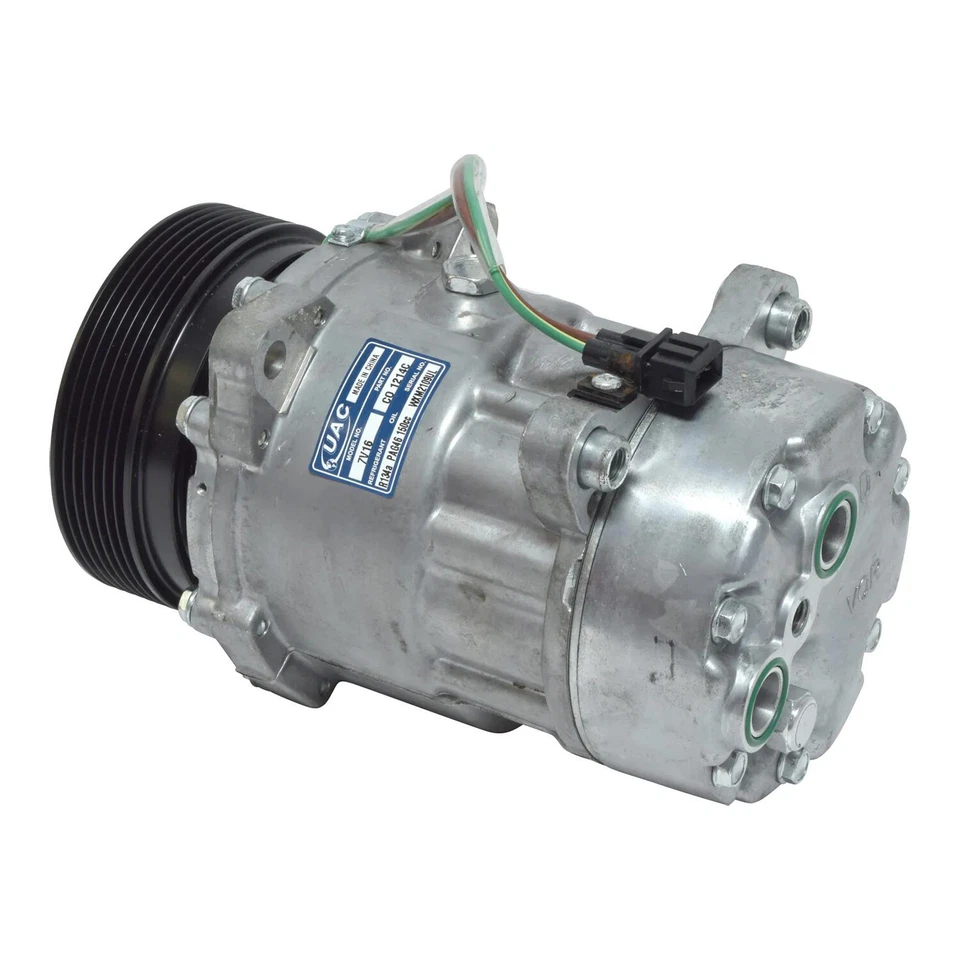 Compresor de aire acondicionado para 97-00 Volkswagen EuroVan V6 2,8 L Foto 2 de 4