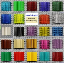 LEGO - Bar 4L Wand Rod - PICK YOUR COLORS Lightsaber Blade Flag Pole Weapon Lot