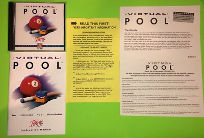 Virtual Pool The Ultimate Pool Simulator (PC, 1998)