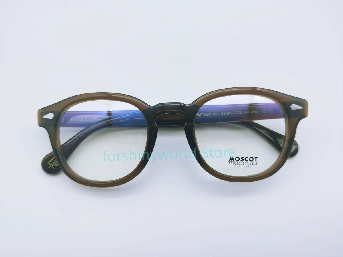 MOSCOT LEMTOSH Eyeglasses Brown Frame 49-24-145
