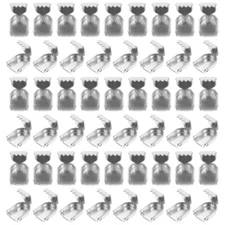 100PCS Gifts Metal Shoe Lace Hooks Shoelaces Buckle Lock Metal Tie Shoe Lace