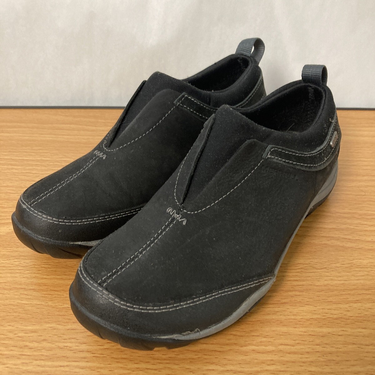 Merrell active heat dress shoes. Merrell Active Heat Select Leather Slip On Shoes Brown Size  main image 3