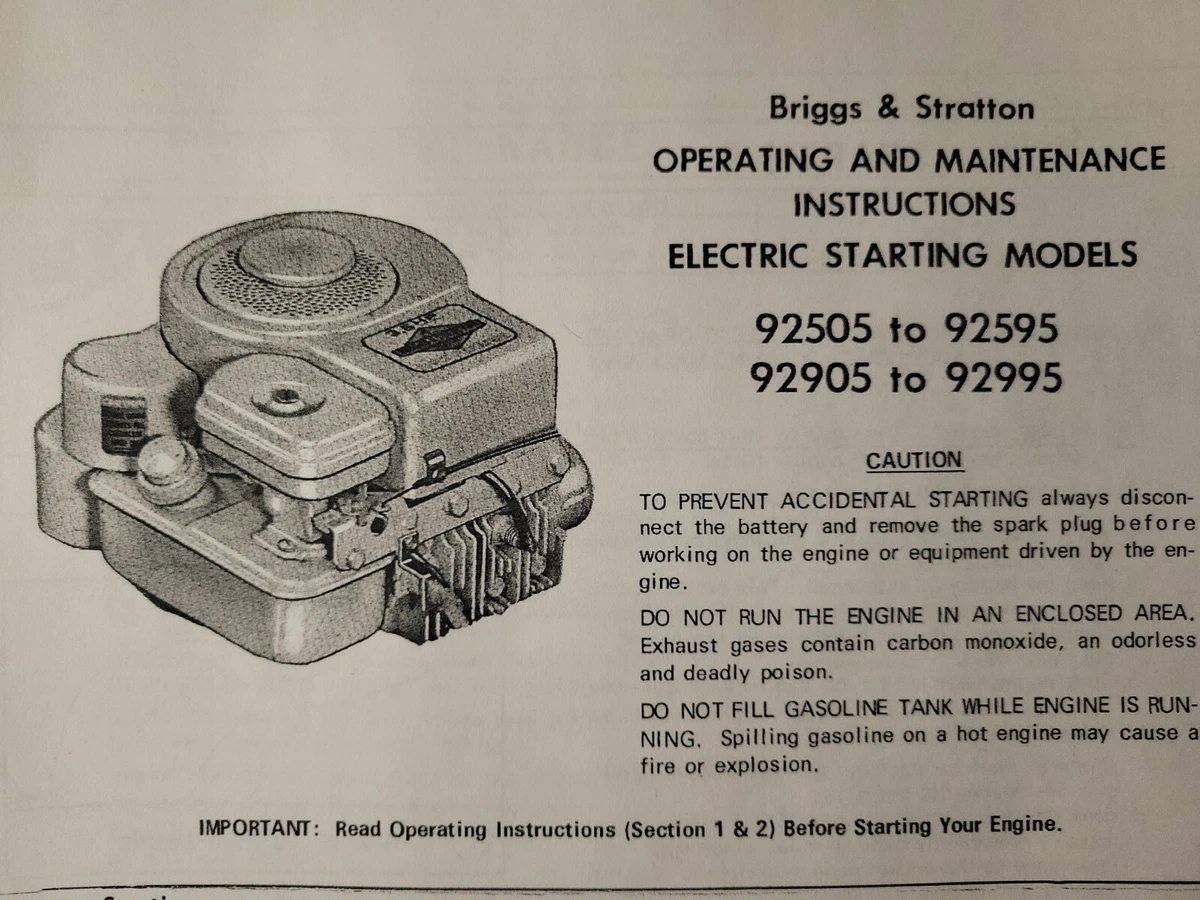 Briggs and stratton 3.5 hp lawn mower sale