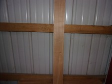 GUITAR NECK ASH WOOD KILN DRIED STABILIZED 25/32" THICK CLEAR LOT 736A FLAT
