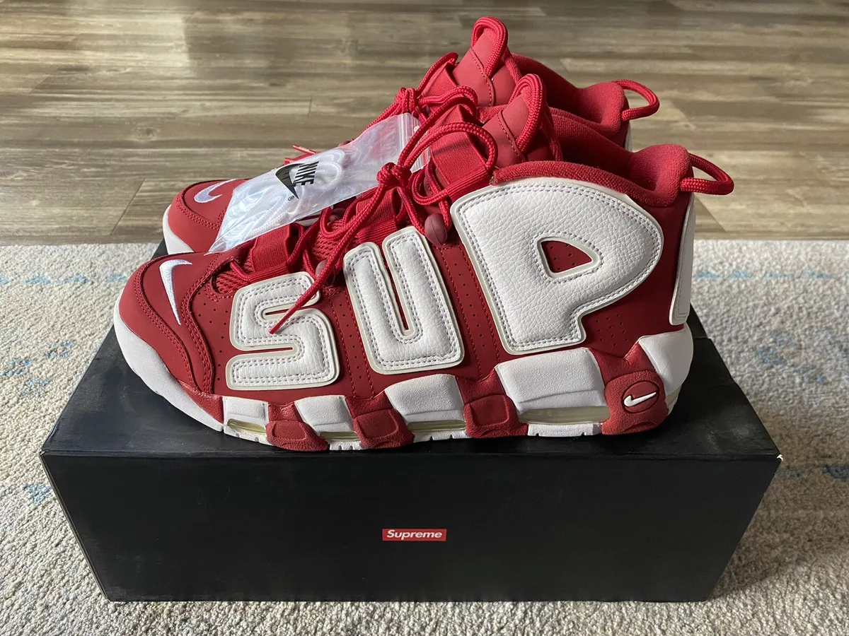 lobo Culpa Abrumar 🔥Nike Air More Uptempo x Supreme Red - Size 12 (RARE-DEADSTOCK-HOLY  GRAILS) 🔥 | eBay