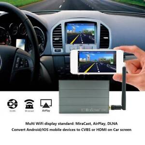 Car Miracast Airplay DLNA HDMI Android IOS WiFi Mirror Link Screen Mirroring Box