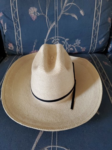 Straw cowboy hat, Palm Leaf Hat 7 ¼ | eBay