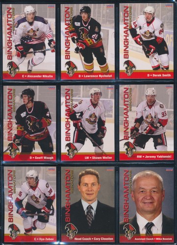 2006-07 to 2015-16 Choice Binghamton Senators AHL Team Set Single Cards - U PICK - Picture 66 of 194