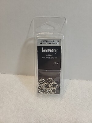 8mm Sterling Silver Jump Rings, 20ct. by Bead Landing For Jewelry, Arts & Crafts