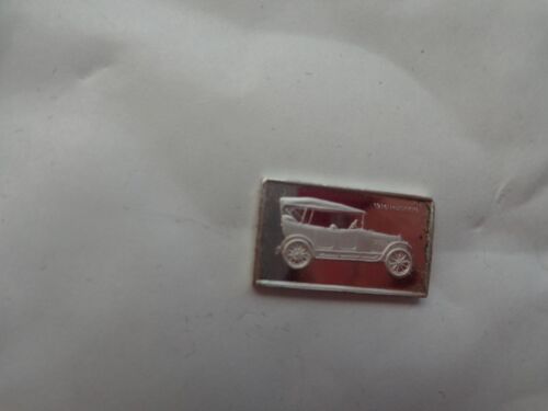 JOHN PINCHES - 1916 HUDSON SUPER SIX STERLING 925 SILVER EMBLEM CAR PLAQUE BADGE - Picture 1 of 2