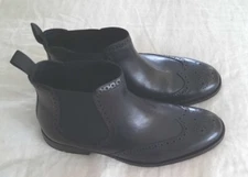 Clarks Originals Craftmaster SLIP on's Made In England - Black Size 10 