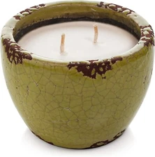 Murphy's Naturals Ceramic Garden GREEN Candle 30 Hour MOSQUITO REPELLENT