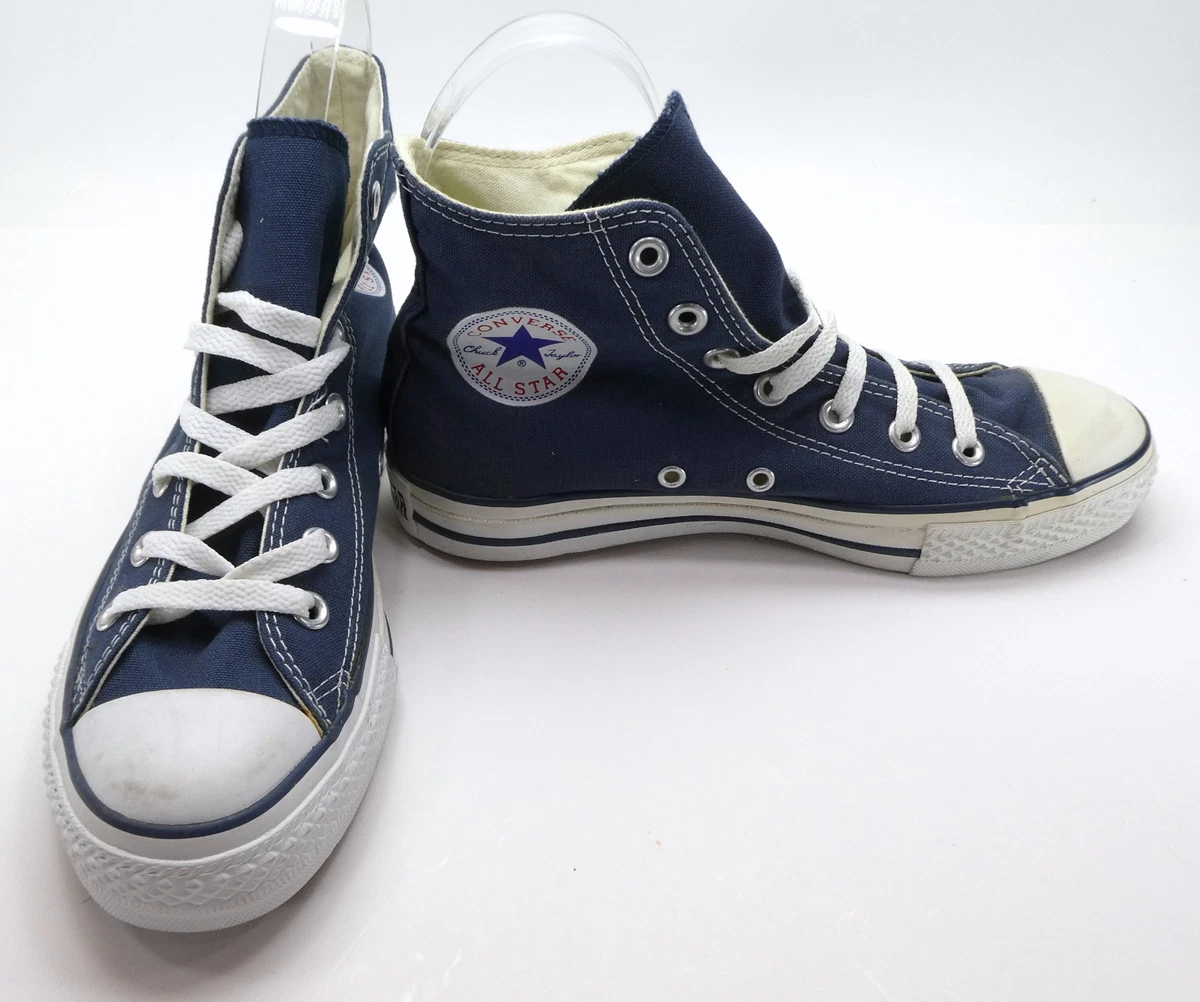 Squeak nødvendig Justerbar Converse Shoes Chuck Taylor Mid All Star Navy Blue/White Sneakers Men 5.5  WO 7.5 | eBay