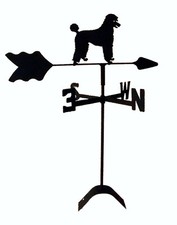 poodle roof mount weathervane black wrought iron made in usa