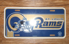 St. Louis Rams License Plate