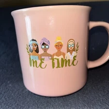 Me Time Coffee Mug Funny Hudson 43 Joann Pink Ceramic Cup-16oz