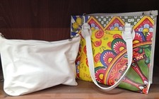 borsa con poschette interna virpelle Sicilia mAde in Italy