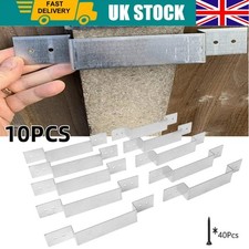 Fence Panel Security Bracket Clip Locking Post TrellisDecking Garden Anti-Rattle
