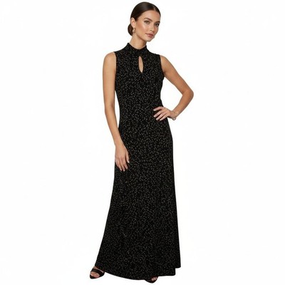 Coldwater Creek Sleeveless Maxi Dress Size 12 90s Grunge Rachel Green Vintage