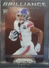 Malik Nabers 2024 Panini Prizm Deca Brilliance Rookie Card #14