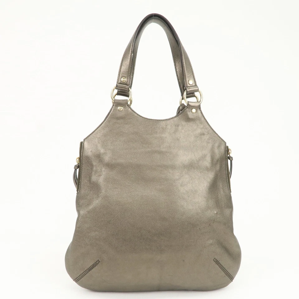 Auténtico Bolso de Mano SAINT LAURENT Metropolis Rive Gauche Cuero 177739 Usado Envío Gratis Foto 2 de 4