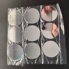 5pc First Surface Reflector Mirror 50mm Round Optical Glass Front Reflector
