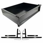 Golf Cart Black Steel Utility Cargo Box with Brackets for E-Z-GO TXT Golf Cart