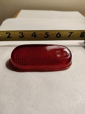 Nos Vintage 1940 Chevrolet Red Glass Tail Light Lens Chevy 333 Nos Vintage 1940 Chevrolet Red Glass Tail Light Lens Chevy 333