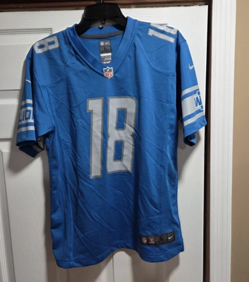 Nike Detroit Lions #18 Jameson Williams Official NFL Football