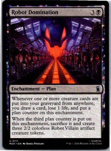 Robot Domination - U - MTG: Marvel Super Heroes (MSH - 111) 2026 [LP] - Afbeelding 1 van 3