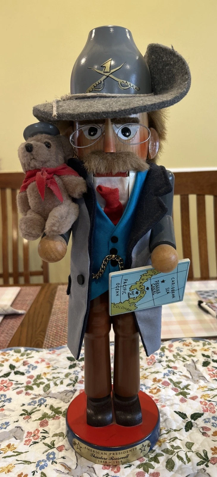 Steinbach American Presidents Theodore Teddy Roosevelt 17" Nutcracker Limited Ed
