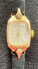 Alte Vintage Damenarmbanduhr Provita Extra, 17 Rubis Rolled Gold