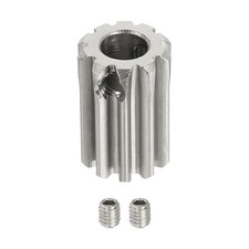 6mm Bore 304 Stainless Steel 1 Mod 10T Spur Gear RC Car Pinion Gear