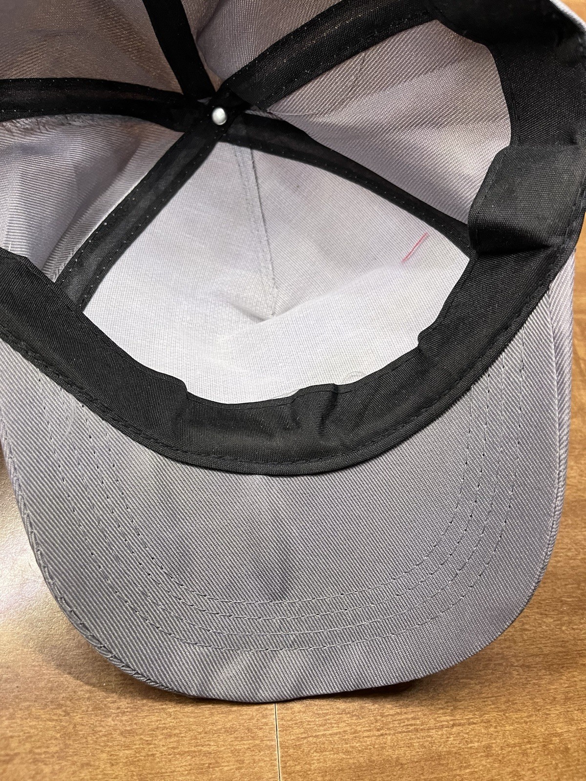 Plain Blank Solid Gray Lightweight SnapBack Hat M… - image 9