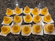 90 Similac SLOW FLOW Nipple and Ring Pack of 25 Latex Free Expires 042 G1N