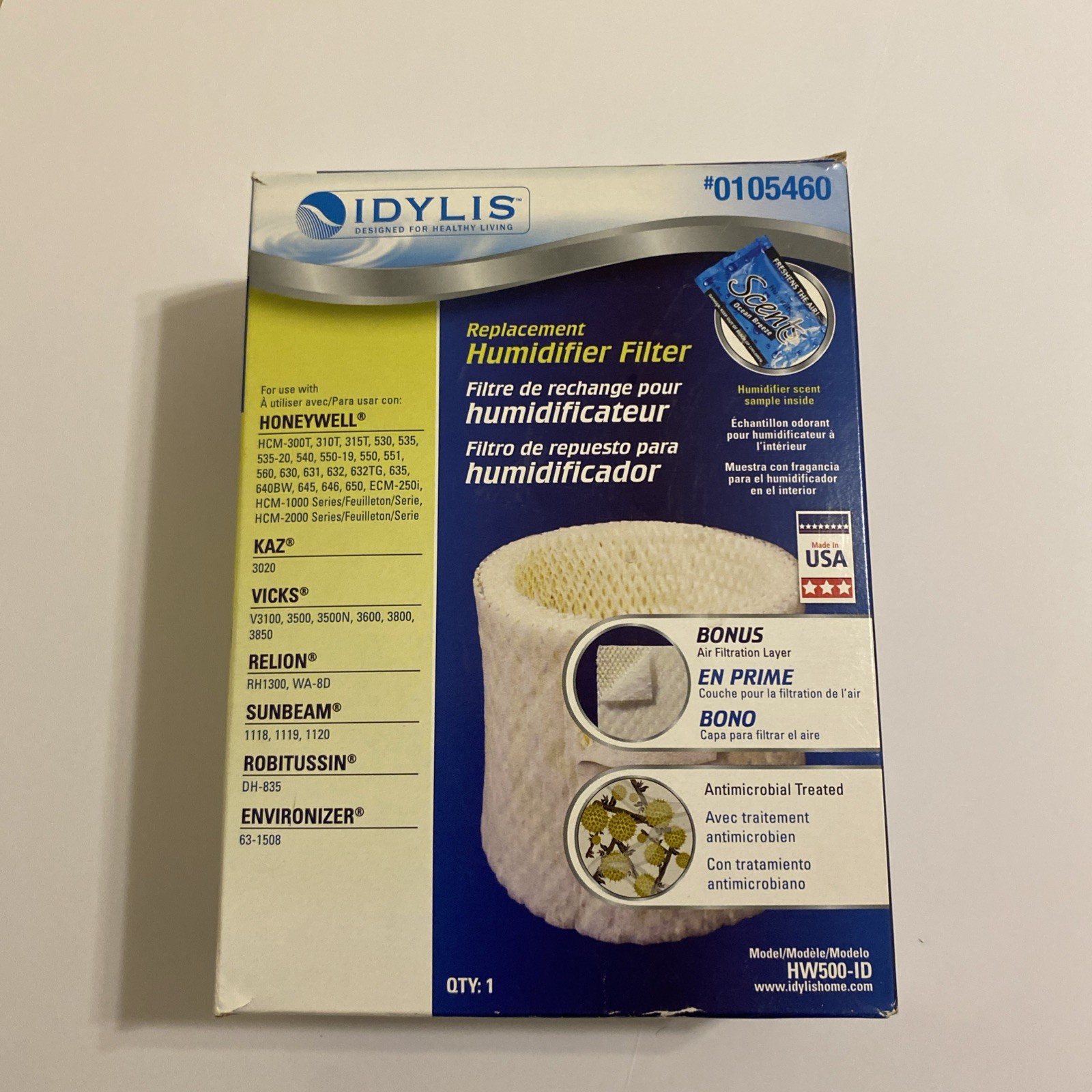 Filter Hw500-id Honeywell Vicks Compatible New